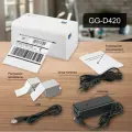 G&g Термопринтер GG-D420 203dpi 152мм/с/USB для печ. накл. белый