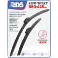 650 425мм. Крепление Hook. Комплект бескаркасных щеток стеклоочистителя RD5 дворники на Renault Kadjar; Рено Каджар; Renault Koleos; Рено Колеос; Subaru Outback; Субару Оутбек