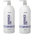 OLLIN SERVICE LINE Кондиционер-стабилизатор pH 3.5 1000мл и Шампунь 1000мл