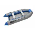 Лодка надувная ПВХ под мотор ROGER Zefir 3500 LT, лодка роджер НДНД малый киль (серый-синий комбинированный)