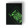 Карты игральные пластиковые Неон, светящиеся, 30 мкм, 8.8х6.3 см, зеленые