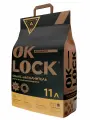 Наполнитель для кошачьего туалета комкующийся Ok-Lock растительный с ароматом кофе 4,76 кг/ 11 л