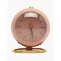 Настольные часы-будильник в стиле ретро, кварцевые, аналоговые, с подсветкой, розовый цвет