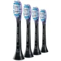 Набор насадок Philips Sonicare HX9054/33, HX9054/17 для  звуковой щетки, мягкая, черный, 4 шт.