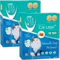 VAN CAT MARSEILLE SOAP наполнитель комкующийся для туалета кошек с ароматом марсельского мыла коробка (5,1 + 5,1 кг)