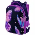 Ранец Brauberg 274393 PREMIUM Shining butterflies 2 отделения с брелоком блестки 38х29х16 см