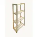 Стеллаж деревянный, лиственница Аврора-4 120*63*28