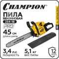 Бензопила CHAMPION 254-18-0,325-1,5-72 (2,5кВт 54см3 легкий старт карбюратор Walbro 5,1кг)