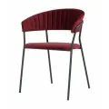 Стул Bergenson Bjorn Stefany, велюр, винный