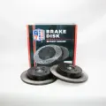 Комплект перфорированных задних тормозных дисков GRIFF TECH 2 ШТ Kia Rio X / Hyundai Solaris / Киа X-Line 584110U300 / GT51KH100