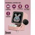 Портативная колонка с микрофоном Divoom Ditoo-5M, розовый, с пиксельным LED экраном