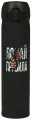 Термос с поильником Ломай правила, объем 500 мл, термобутылка для кофе и чая, сохраняет тепло до 8 ч, цвет черный