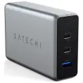 Сетевое зарядное устройство Satechi 100W USB-C PD Compact GaN Charger, 100 Вт, серый космос