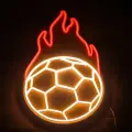 Неоновый светильник Elmarto Футбольный мяч, 80х40 см