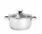 Кастрюля 2,5 л амет, Прима, 3С-89, нерж. сталь, зеркальная полировка