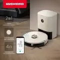 Умный робот-пылесос редмонд VR1325S WiFi, 2 в 1: сухая и влажная уборка, станция самоочистки, 180 мин без подзарядки