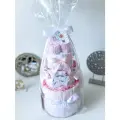 Подарочный набор для малыша Babyfoxlab На выписку, для новорожденной, авторский, розовый
