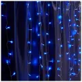 Электрогирлянда дождь FERON CL21, 320LED, (син), стат , 3x2м IP44 32340