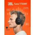 JBL 2025 Наушники беспроводные Tune 720BT большие накладные, Bluetooth, с микрофоном, черные