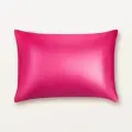 Шелковая наволочка 50х70 см Ayris Silk / 100% натуральный премиальный шелк, цвет малиновый сорбет