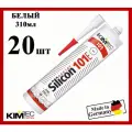 Kim Tec 101E Silicon / Ким Тек 101E герметик силиконовый белый 280 мл ( 310мл ) ( 20ШТ )
