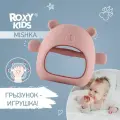 Прорезыватель для зубов ROXY-KIDS на руку Мишка цвет розовый