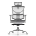 Кресло компьютерное FALTO SAIL ART 2 (подлокотники 6D(360), сетка, каркас серый, белый)