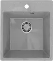 Мойка кухонная Practik PR-M 425-003 прямоугольная, 42x48, серая, российская
