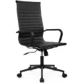 Кресло офисное Riva Chair Hugo RCH 6002-1SEB Черный/Металл Черный