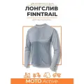 Лонгслив для спорта, туризма, FINNTRAIL Venus W 6620, женский, УФ-защита, серый, L