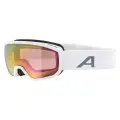 Маска горнолыжная ALPINA Scarabeo Junior White Matt/Q-Lite Red S2 (US: S)