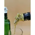 Насадка для вина с носиком в виде головы лошади, цвет золотой/ Носик для наполнителя вина в виде головы лошади