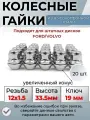 Гайки колесные Ford|Volvo /гайки для колес/гайка м12х1.5