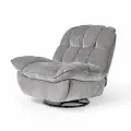 Электрическое кресло-реклайнер Eureka ERK-EEA03-GY с местом для хранения вещей - серое