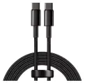 Дата-кабель Baseus CATWJ-01, Type-C To Type-C, 100W, 1м, черный