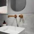 Смеситель для раковины Vincea Дизаер (Desire) VBFW-1D1BC встраиваемый однорычажный, брашированная медь