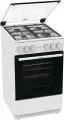 Плита комбинированная Gorenje GK5A41WF белый, отдельностоящая, конфорок 4, духовка: электрическая, объем духовки 62л