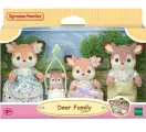 Набор Sylvanian Families Семья оленей 5799, фигурки 4 шт, бежево-коричневый, для девочек