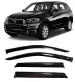 Дефлекторы боковых стекол Cobra Tuning на BMW X5 (F15) 3 lll 5d 2013-2018 - Ветровики боковых окон для БМВ Х5 (Ф15) 3 lll 5 дверный 2013-2018