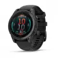 Умные часы Garmin Fenix E 47 мм, AMOLED серый безель, черный силиконовый ремешок 010-03025-01