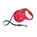 FLEXI Рулетка NEW CLASSIC L ремень 5 м до 50 кг, красный