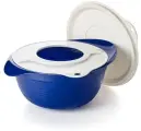 Чаша Веселый кулинар 3,5л Tupperwar C герметичной крышкой и кольцом для работы с миксером