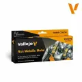Набор красок Vallejo Game Color Set: Non Metallic Metal (8) - обновленная формула 2024