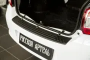 Накладка на задний бампер Русская Артель, для Renault Logan II рест. 2018-2022; Logan II 2014-2017; NR-154602