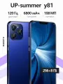 Смартфон Up-summer Y81 8GB+256GB 6800mAh 4G Android12 HD IPS Устойчивость к падениям и ударам