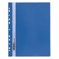 Скоросшиватель 10 шт в упаковке BRAUBERG пластиковый с перфорацией А4 140/180 мкм синий 226583