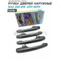 Ручки дверей наружные Рысь для а/м 2109-21099, 2114-2115, евро, комплект 4 штуки - Сочи