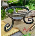 Подставка под садж (казан) для подогрева, кованая, диаметр 22см