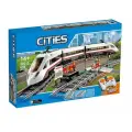 Конструктор Cities «Скоростной пассажирский поезд» / Совместим с Лего