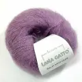 Пряжа Silk Mohair Lana Gatto - 30140 темная сирень